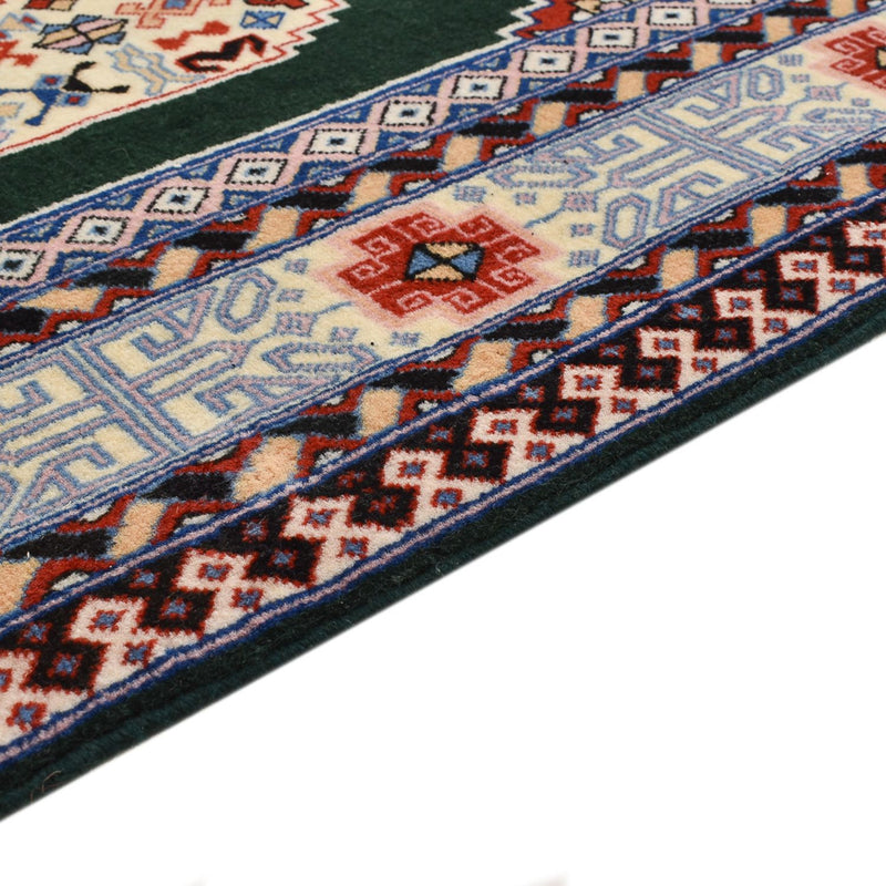 Läufer Perser - Täbriz - Premium - 372 x 74 cm - dunkelblau