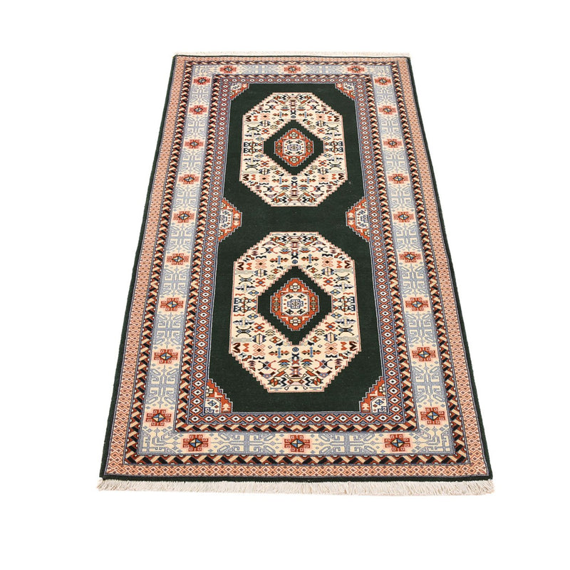 Läufer Perser - Täbriz - Royal - 182 x 77 cm - dunkelblau