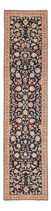Tapis de Tabriz - 60 rangs Tapis 68x300cm - Tapis persan - bleu foncé - Tapis de couloir / Bleu foncé / 68 x 300 cm Tapis de couloir