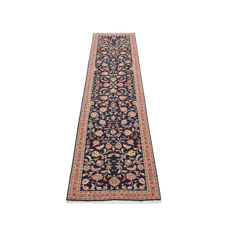 Läufer Perser - Täbriz - Premium - 300 x 68 cm - dunkelblau