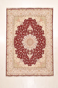 Tapis persan - Tabriz - Premium - 359 x 251 cm - rouge