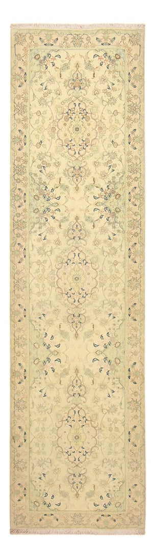 Läufer Perser - Täbriz - Premium - 310 x 84 cm - sand