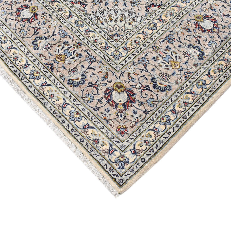 Perserteppich - Keshan - Royal - 347 x 250 cm - grau