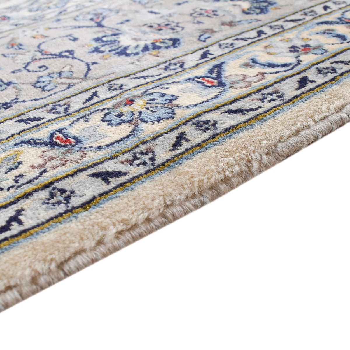 Tapis de Kashan Tapis 250x352cm - Tapis persan - gris