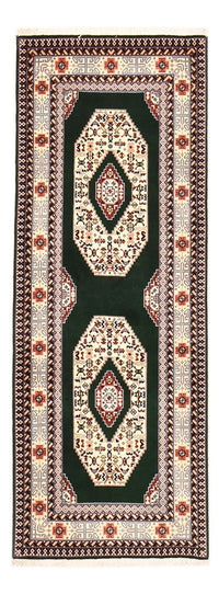 Tapis de couloir Tapis persan - Tabriz - Royal - 202 x 74 cm - bleu foncé