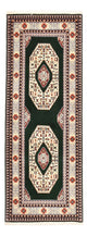 Läufer Perser - Täbriz - Royal - 202 x 74 cm - dunkelblau