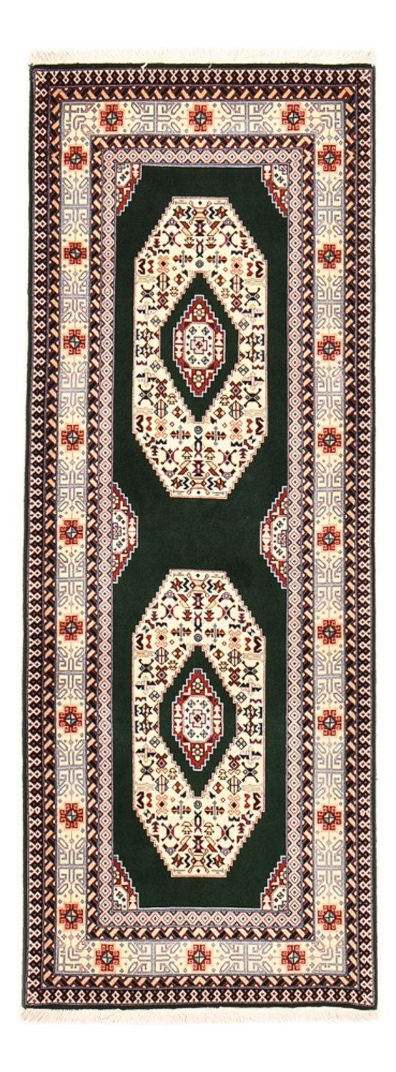 Läufer Perser - Täbriz - Royal - 202 x 74 cm - dunkelblau