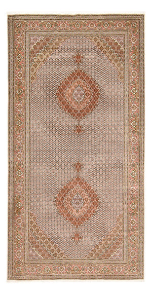 Läufer Perser - Täbriz - Royal - 400 x 202 cm - hellrot