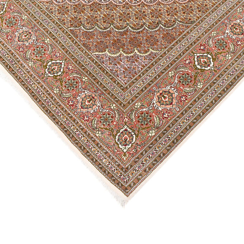 Läufer Perser - Täbriz - Royal - 400 x 202 cm - hellrot