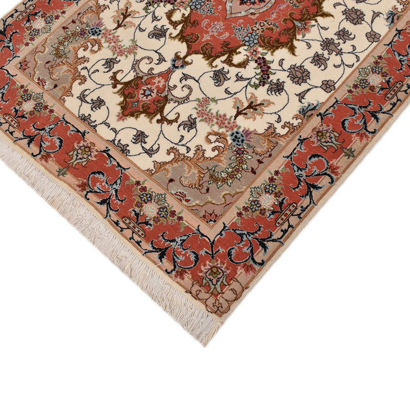 Läufer Perser - Täbriz - Royal - 404 x 89 cm - mehrfarbig