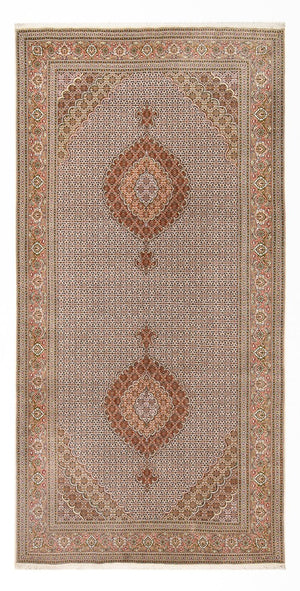Läufer Perser - Täbriz - Royal - 397 x 197 cm - rost
