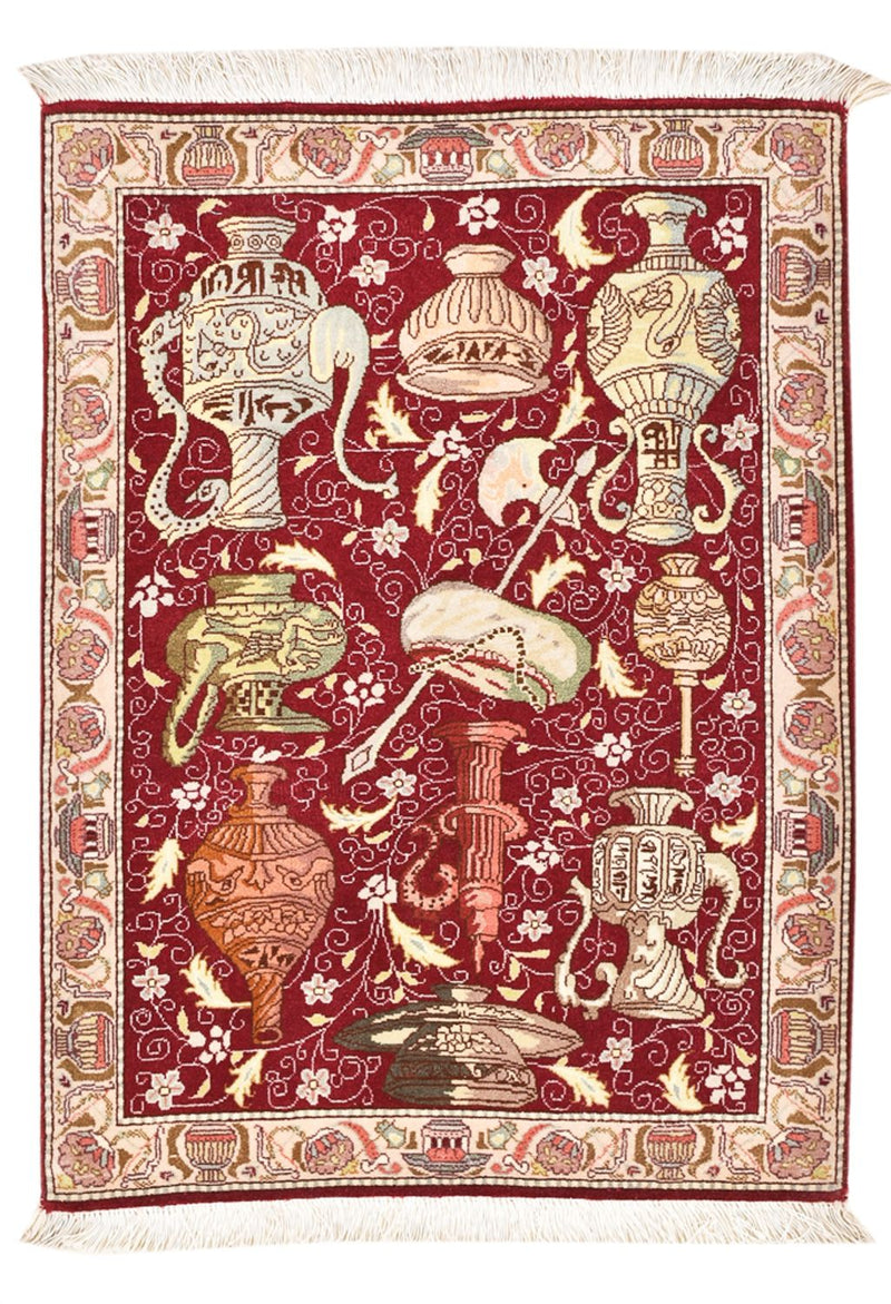 Perserteppich - Täbriz - Royal - 92 x 64 cm - mehrfarbig