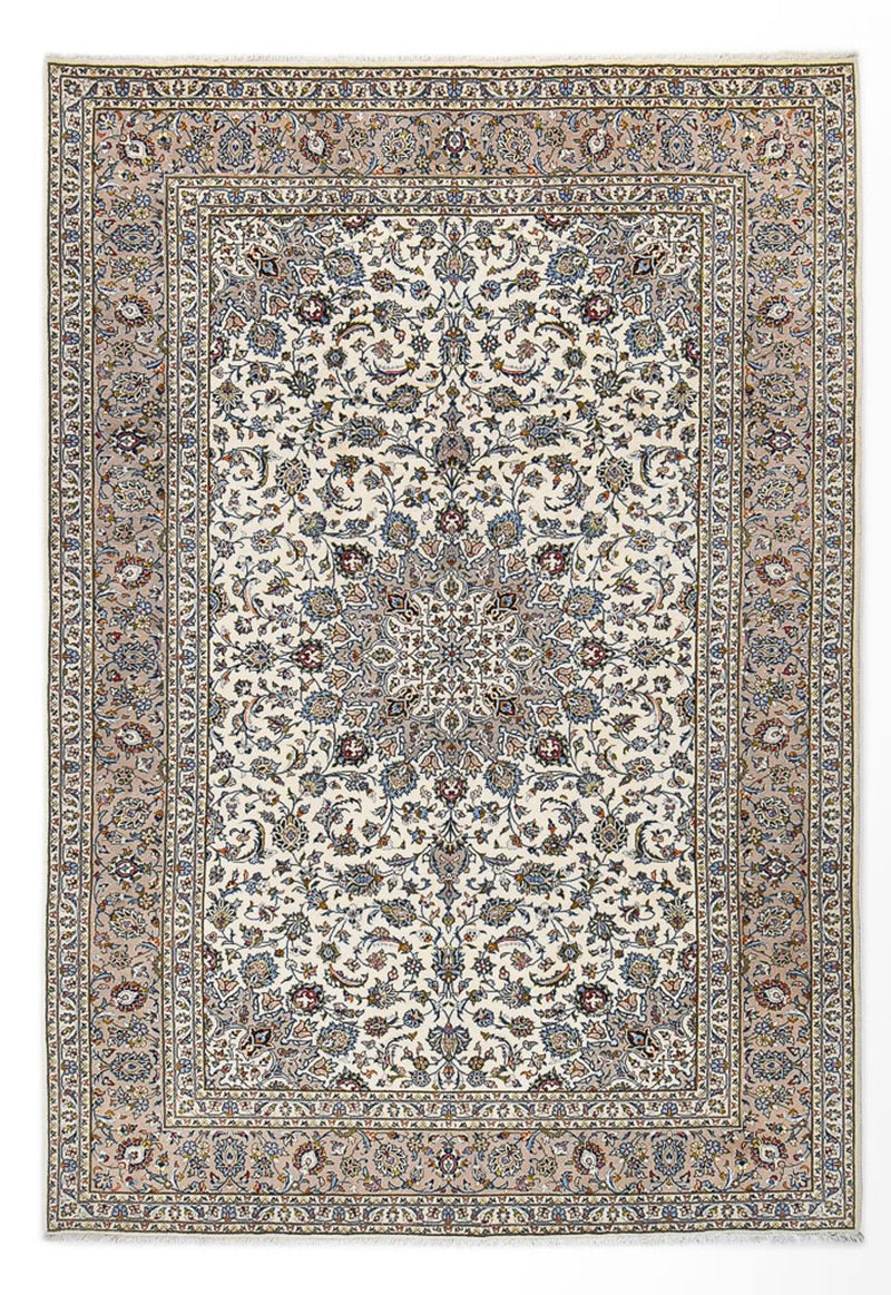 Perserteppich - Keshan - Royal - 360 x 250 cm - grau
