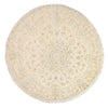 Tabriz - 60 Raj Tappeto 250x250cm - Tappeto persiano - beige - Rotondo / Beige / 250 x 250 cm Rotondo
