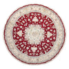 Tabriz - 60 Raj Tappeto 250x250cm - Tappeto persiano - rosso - Rotondo / Rosso / 250 x 250 cm Rotondo