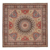 Tabriz - 60 Raj Tappeto 253x260cm - Tappeto persiano - Quadrato / Beige scuro / 253 x 260 cm Quadrato