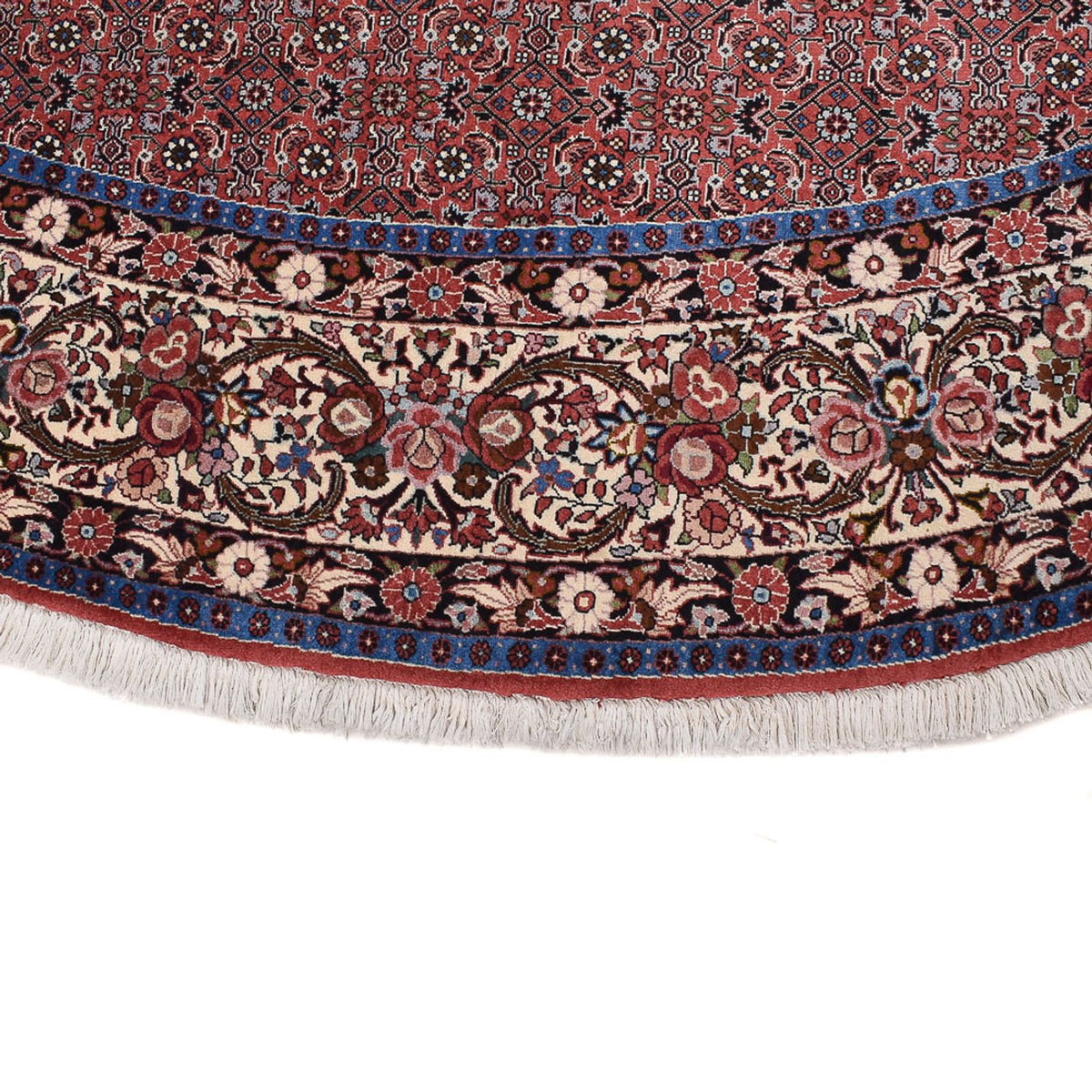 Tapis persan - Bidjar ronde  - 300 x 300 cm - rouille