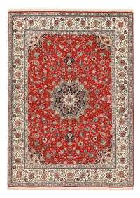 Tappeto Persero - Tabriz - Premio - 213 x 150 cm - rosso