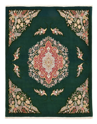 Tapis persan - Tabriz - Royal - 250 x 200 cm - vert
