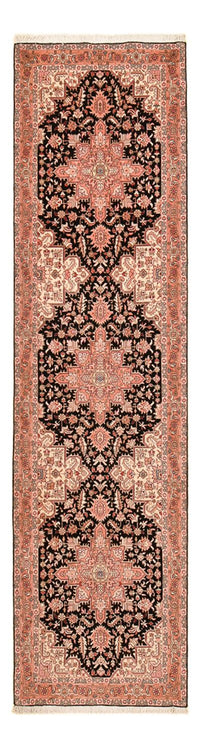 Tappeto corsia Tappeto Persero - Tabriz - Reale - 352 x 91 cm - blu scuro