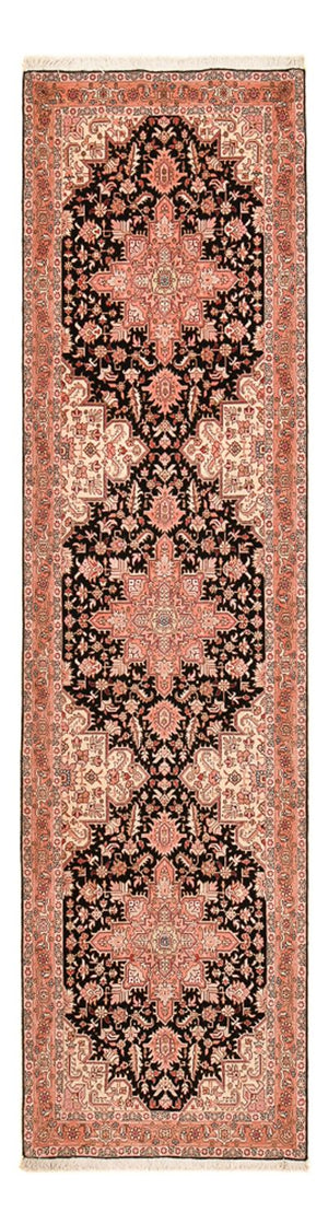 Läufer Perser - Täbriz - Royal - 352 x 91 cm - dunkelblau