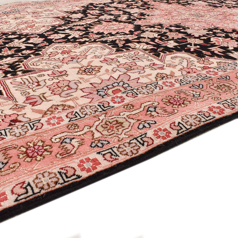 Läufer Perser - Täbriz - Royal - 352 x 91 cm - dunkelblau