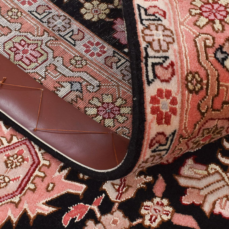 Läufer Perser - Täbriz - Royal - 352 x 91 cm - dunkelblau