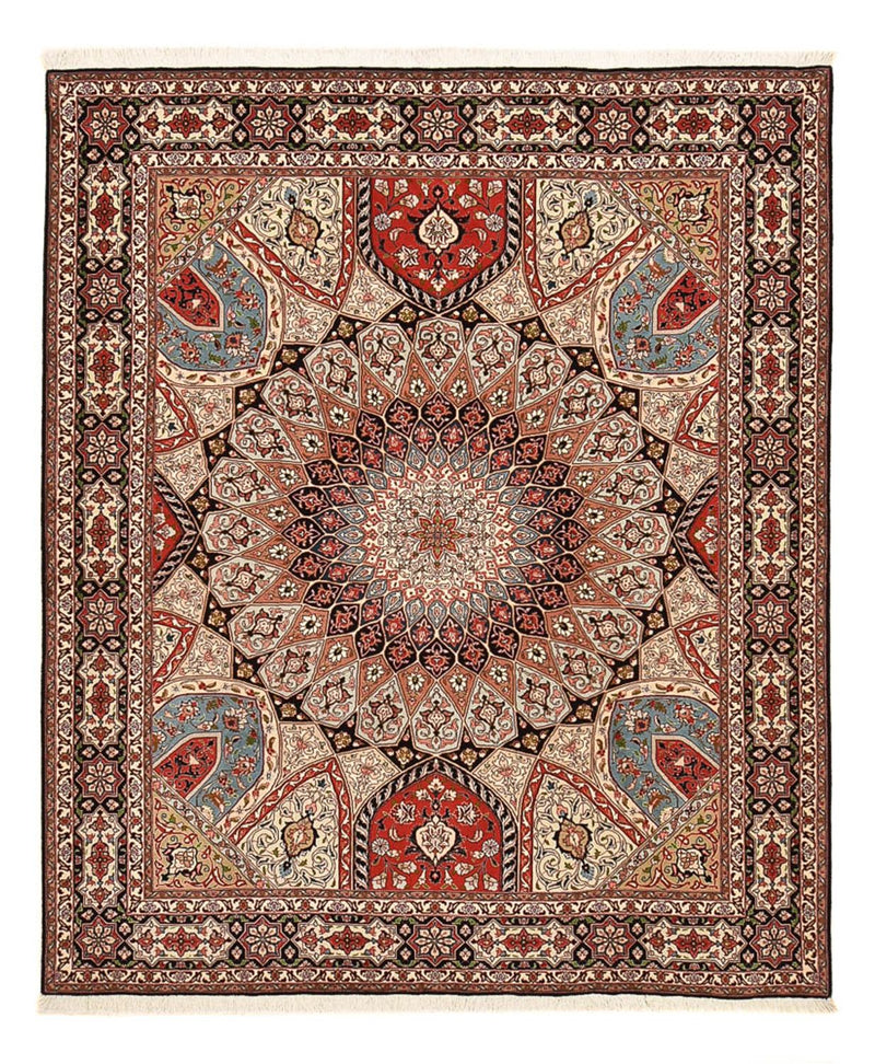 Perserteppich - Täbriz - Royal - 250 x 202 cm - dunkelbeige