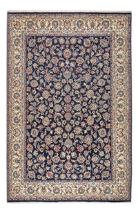 Tapis persan - Classique - 367 x 241 cm - bleu foncé