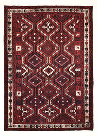 Tappeto Gabbeh - Loribaft Persero - 302 x 222 cm - rosso bordeaux