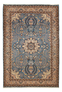 Tapis persan - Nomadic - 288 x 204 cm - bleu de mer