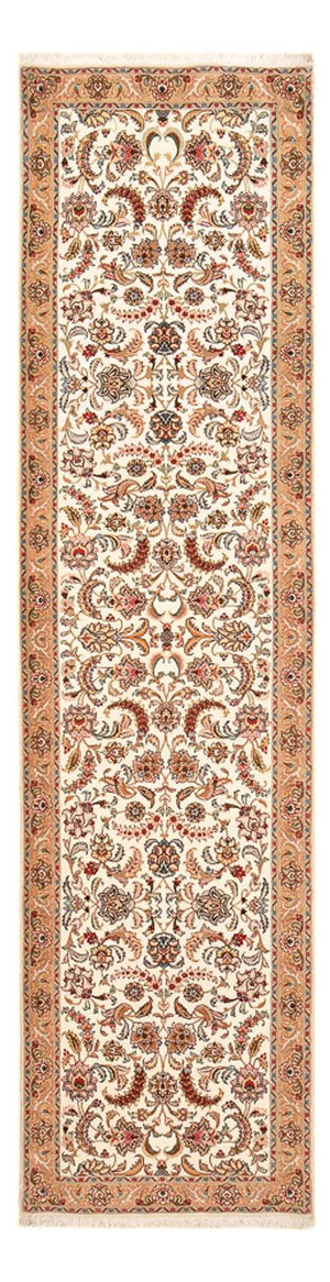 Läufer Perser - Täbriz - Premium - 320 x 77 cm - caramel