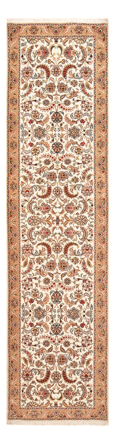 Läufer Perser - Täbriz - Premium - 320 x 77 cm - caramel