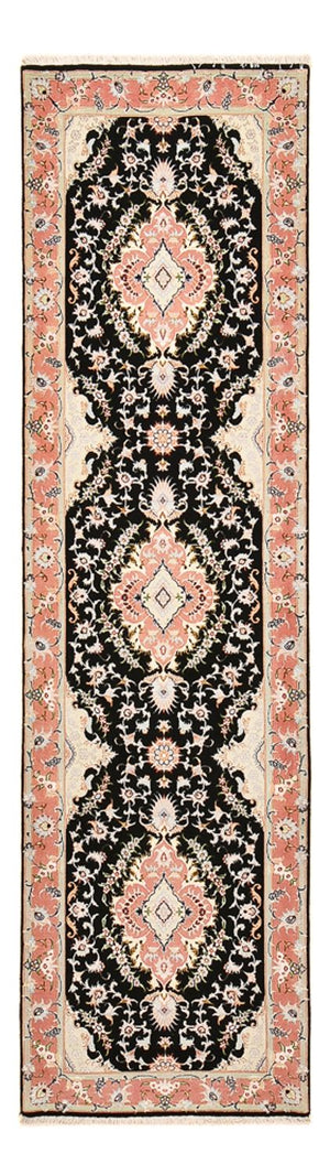 Läufer Perser - Täbriz - Royal - 300 x 83 cm - dunkelblau