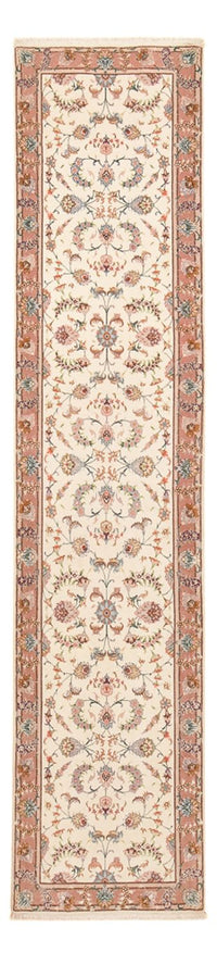 Tappeto corsia Tappeto Persero - Tabriz - Premio - 347 x 77 cm - beige