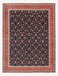 Tapis persan - Bidjar - 400 x 301 cm - bleu foncé