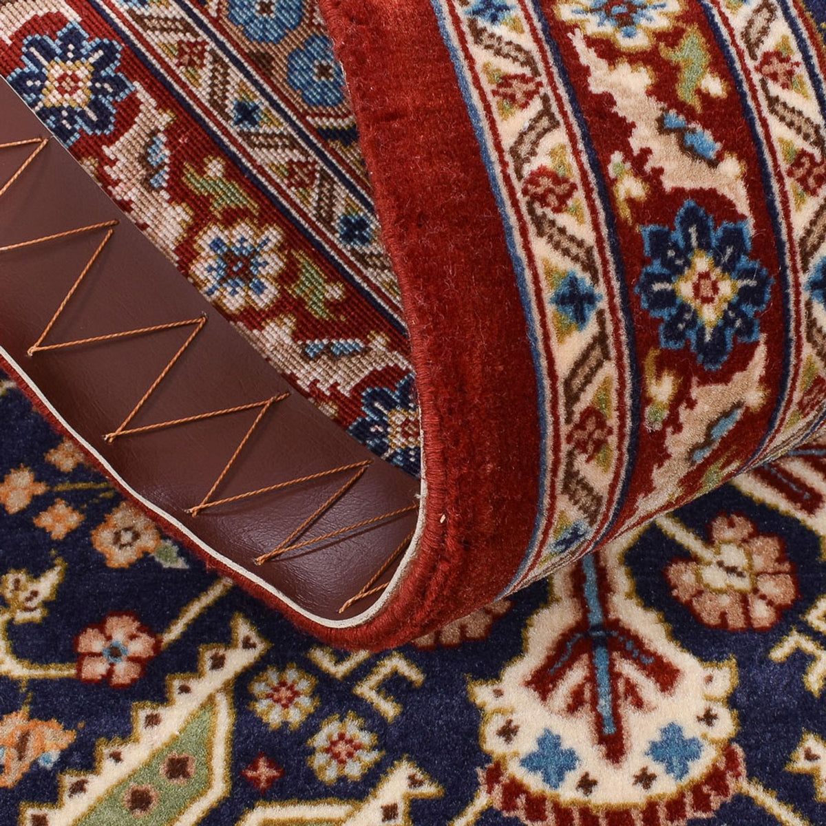 Läufer Perser - Ghom - Royal - 191 x 53 cm - dunkelbeige