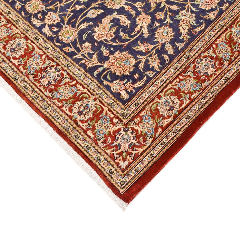 Perserteppich - Ghom - Royal - 203 x 133 cm - dunkelblau