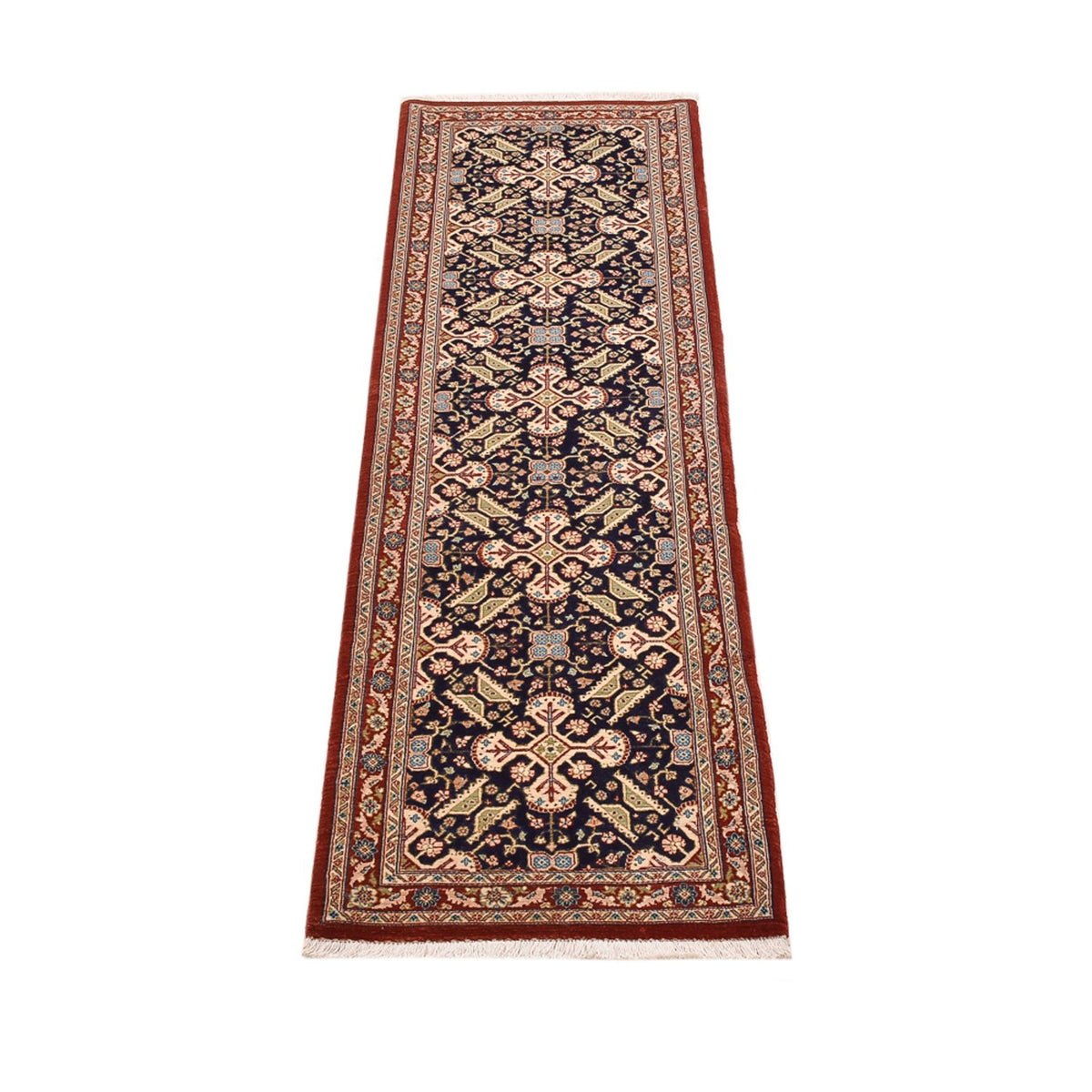 Läufer Perser - Ghom - Royal - 195 x 55 cm - dunkelbeige