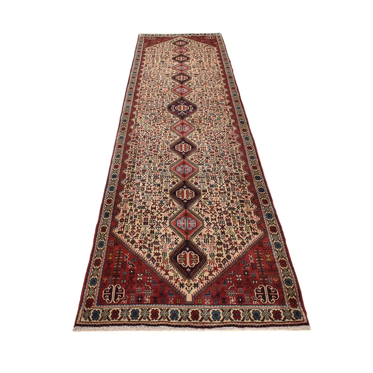 Läufer Perser - Nomadic - 390 x 97 cm - beige