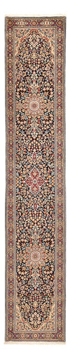 Rafsanjan Tapis 78x396cm - Tapis persan - beige foncé - Tapis de couloir / Beige foncé / 78 x 396 cm Tapis de couloir