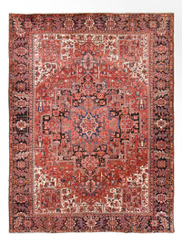 Tapis persan - Nomadic - 396 x 290 cm - rouge clair
