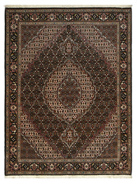 Tappeto Persero - Tabriz - Reale - 200 x 153 cm - marrone scuro
