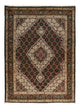 Täbriz - 40 Raj Teppich 152x210cm - Perserteppich - dunkelbraun