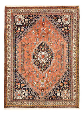 Gabbeh Teppich - Kaschkuli Perser - 202 x 152 cm - hellrot