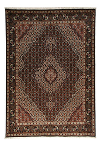 Tappeto Persero - Tabriz - Reale - 200 x 152 cm - marrone scuro