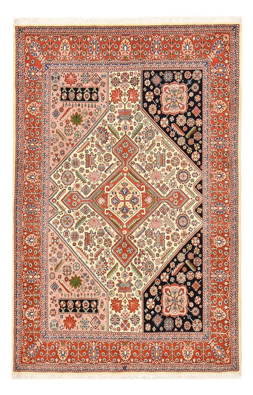 Gabbeh Teppich - Kaschkuli Perser - 211 x 143 cm - mehrfarbig