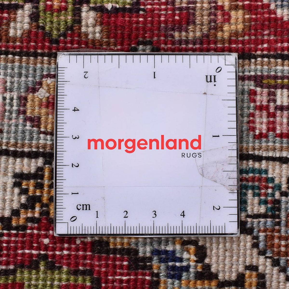 Läufer Perser - Täbriz - Royal - 408 x 80 cm - hellrot