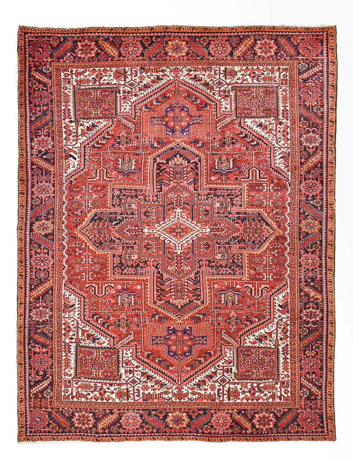 Perserteppich - Nomadic - 392 x 305 cm - rot