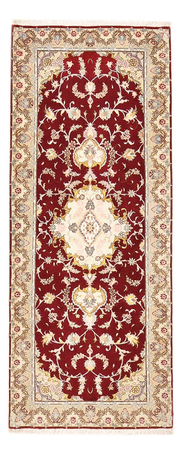 Läufer Perser - Täbriz - Royal - 198 x 80 cm - rot